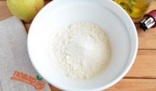 яблочные оладьи звездочки