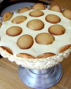 Банановый пудинг с печеньем