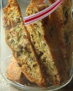 Бискотти с фисташками и белым шоколадом