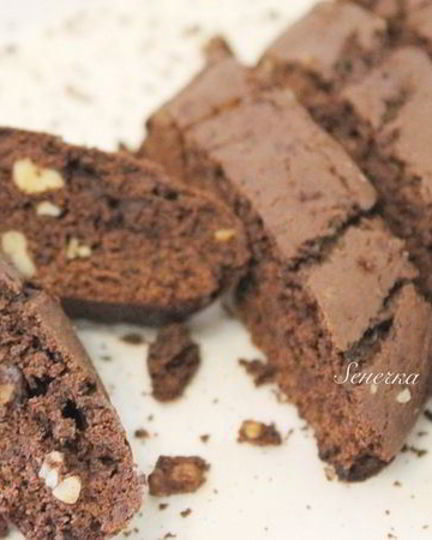 Рецепт бискотти шоколадные