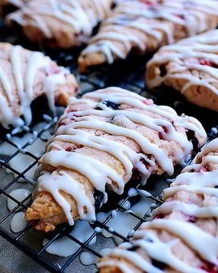 Черничное печенье