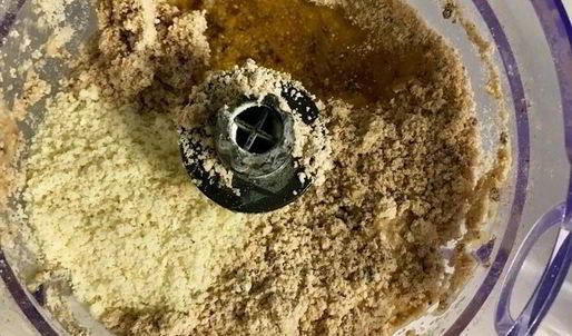 дважды малиновое печенье с персиком