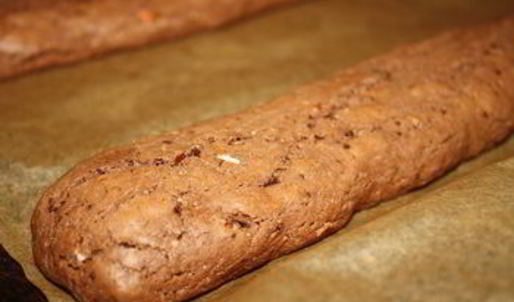 двойные шоколадные бискотти с имбирем