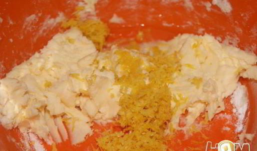 французское лимонное печенье