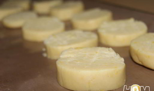 французское лимонное печенье