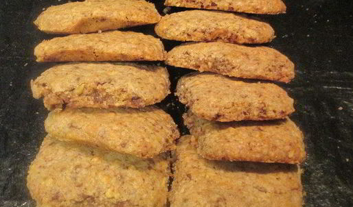 итальянское шоколадно-ореховое печенье с солью