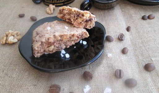 итальянское шоколадно-ореховое печенье с солью