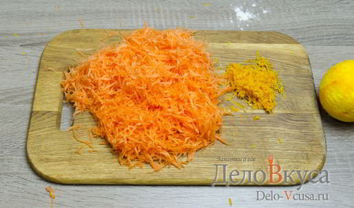 морковное печенье с апельсиновой цедрой