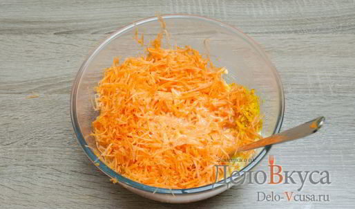 морковное печенье с апельсиновой цедрой