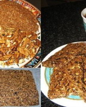 Овсяное печенье с изюмом, черносливом и семенами льна