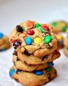 Овсяное печенье с M&Ms