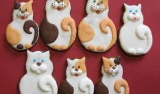 печенье кошка