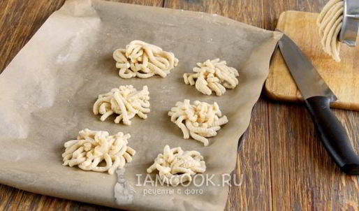 печенье песочное на маргарине через мясорубку