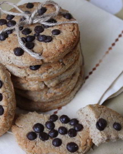 Рецепт печенья с арахисовой пастой и шоколадом