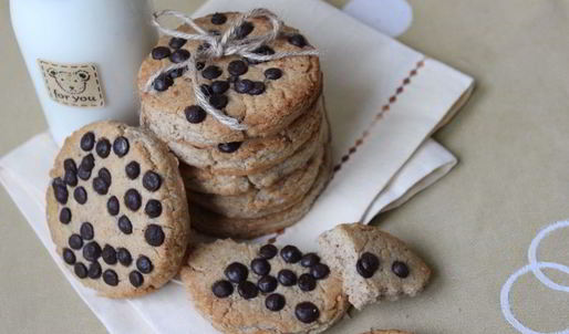 печенье с арахисовой пастой и шоколадом