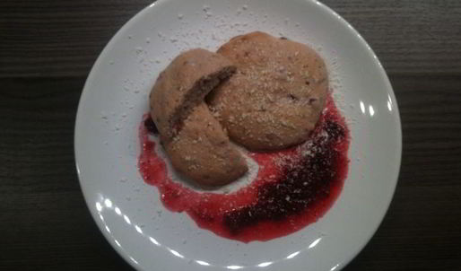 печенье с брусникой