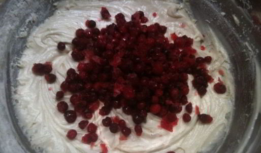 печенье с брусникой