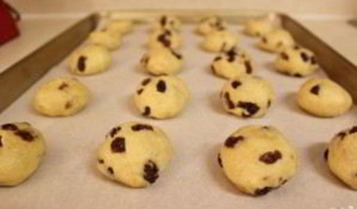 печенье с изюмом