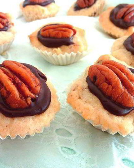 Рецепт печенья с шоколадом и орехами пекан