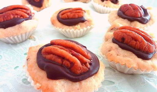 печенье с шоколадом и орехами пекан