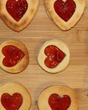 Печенье Валентинки