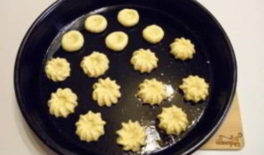 песочное печенье с вареньем