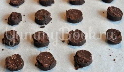 рассыпчатое шоколадное печенье