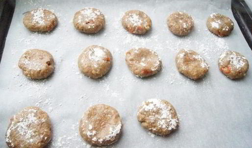 ржаное печенье с курагой