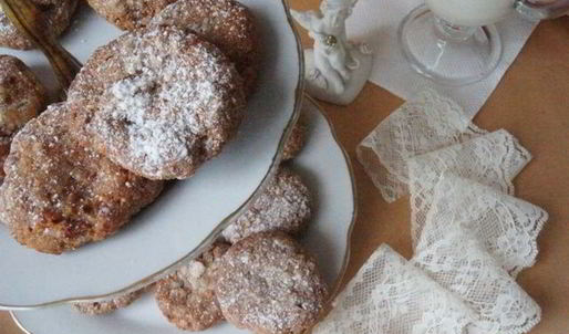 ржаное печенье с курагой