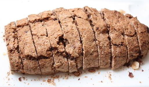 шоколадные бискотти с фундуком