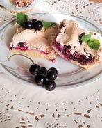 Смородиновое печенье с безе