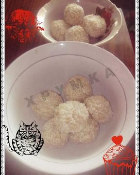 Творожно-банановое печенье