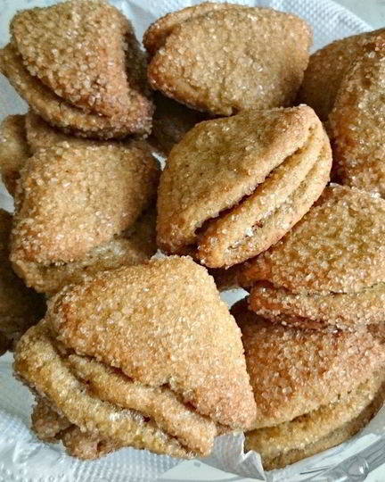 Рецепт творожного печенья-конвертиков