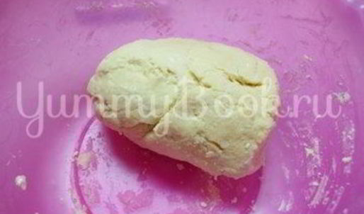 творожное печенье с безе и орехами