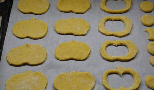 тыквенно-пряное печенье с сюрпризом