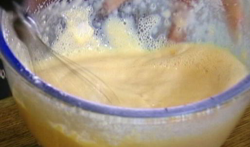 блинный пирог с яблоками, грушами и корицей