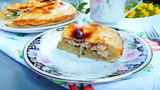 Пироги из слоеного теста