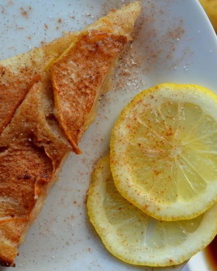 Рецепт фруктового пирога на овсяной каше