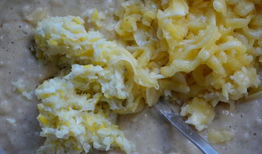 фруктовый пирог на овсяной каше