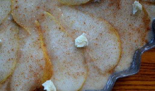 фруктовый пирог на овсяной каше