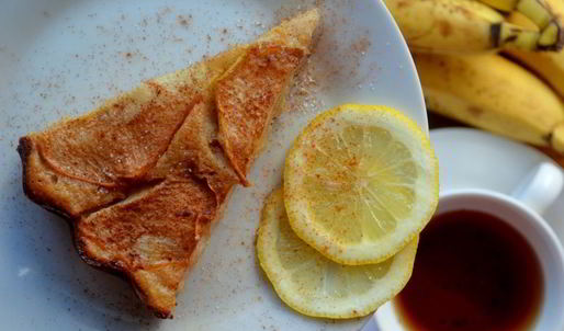 фруктовый пирог на овсяной каше