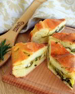 Грузинский пирог с тархуном и сыром