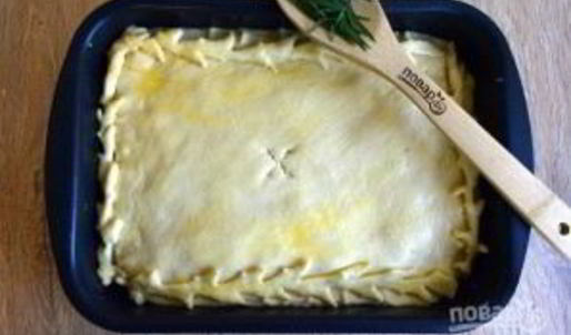 грузинский пирог с тархуном и сыром