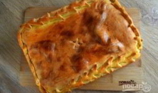 грузинский пирог с тархуном и сыром