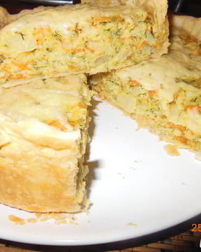 Капустный пирог Ленивая хозяйка