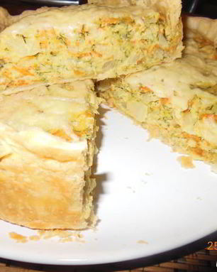 Капустный пирог Ленивая хозяйка