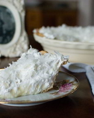 Кокосовый кремовый пирог