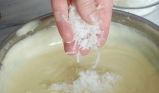 кокосовый кремовый пирог