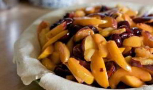 персиковый пирог