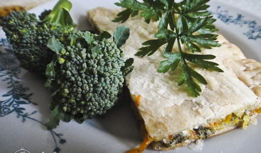 пирог с брокколи